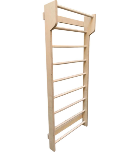 تصویر  نردبان سوئدی چوبی 9 پله