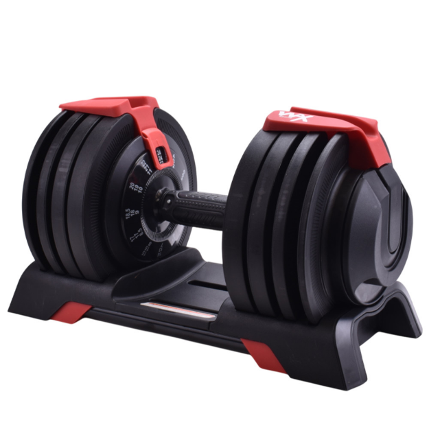 تصویر  دمبل سه کاره طرح Bowflex